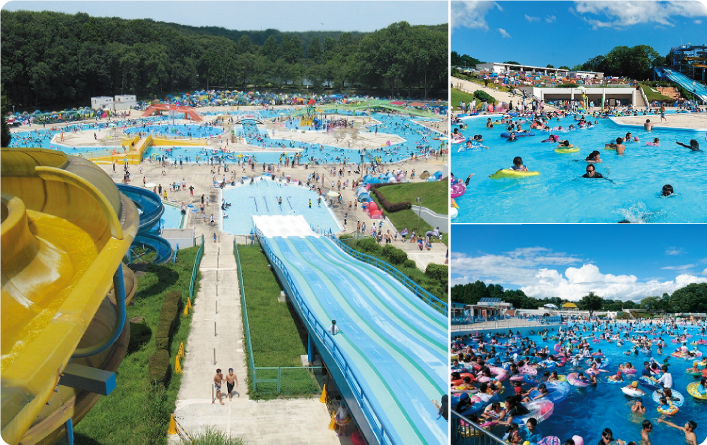 井頭公園 一万人プール