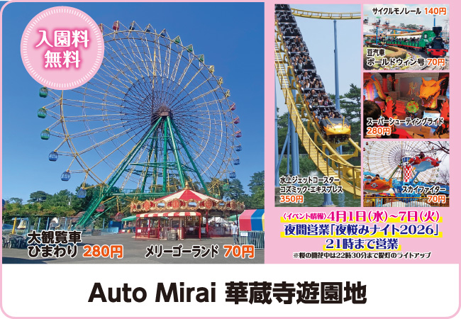 Auto Mirai 華蔵寺遊園地